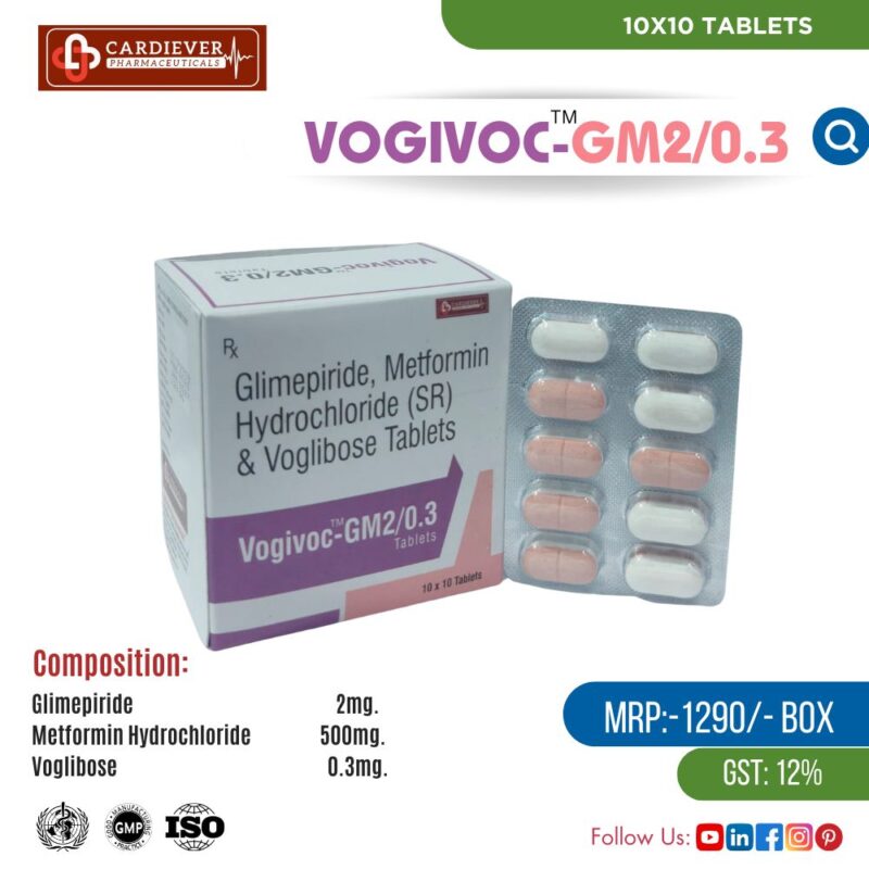 Vogivoc-GM2/0.3 Tablets